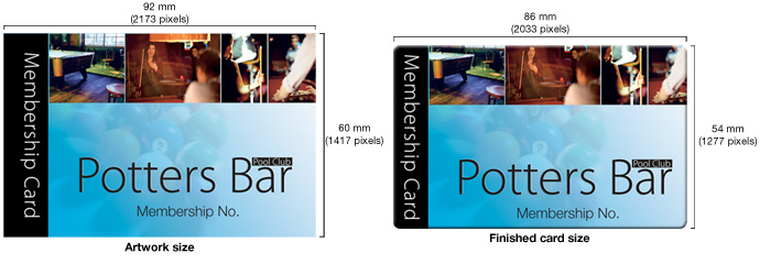 more information on plastic business card dimensions