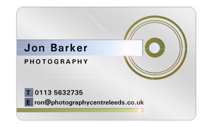 metallic ink colours printed on frosted plastic business cards