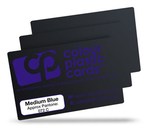 medium blue - Approx Pantone: 072 C